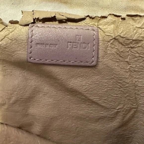 Fendi Mauve Monogram Cosmetic Bag - Picture 7 of 9